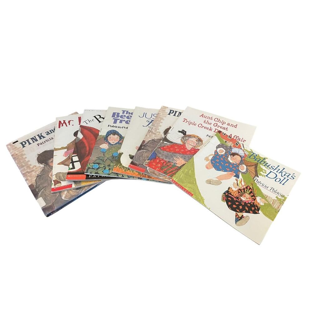 Lot of 8 Patricia Polacco Softback Books 1 Hardcover Library Copy